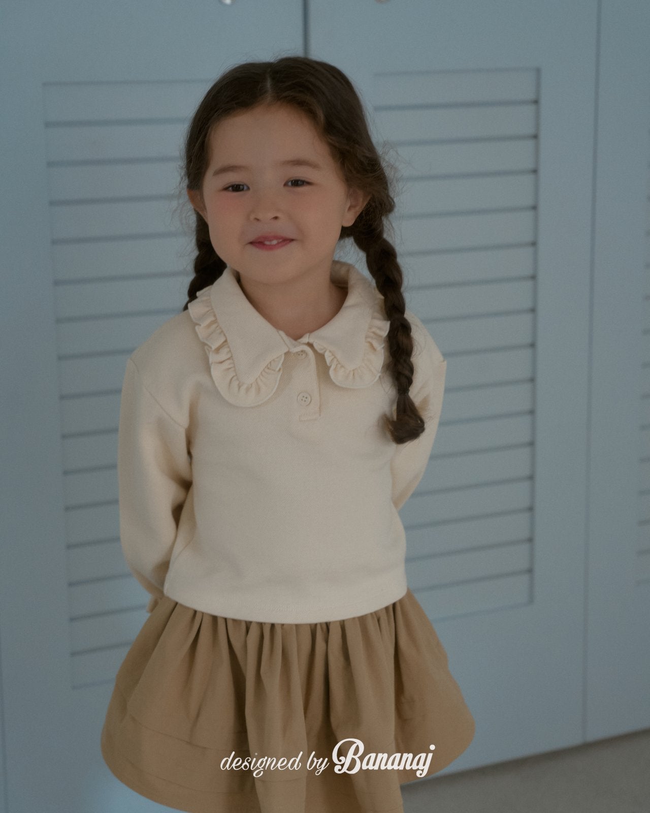 ［BANANAJ］Bell collar tops