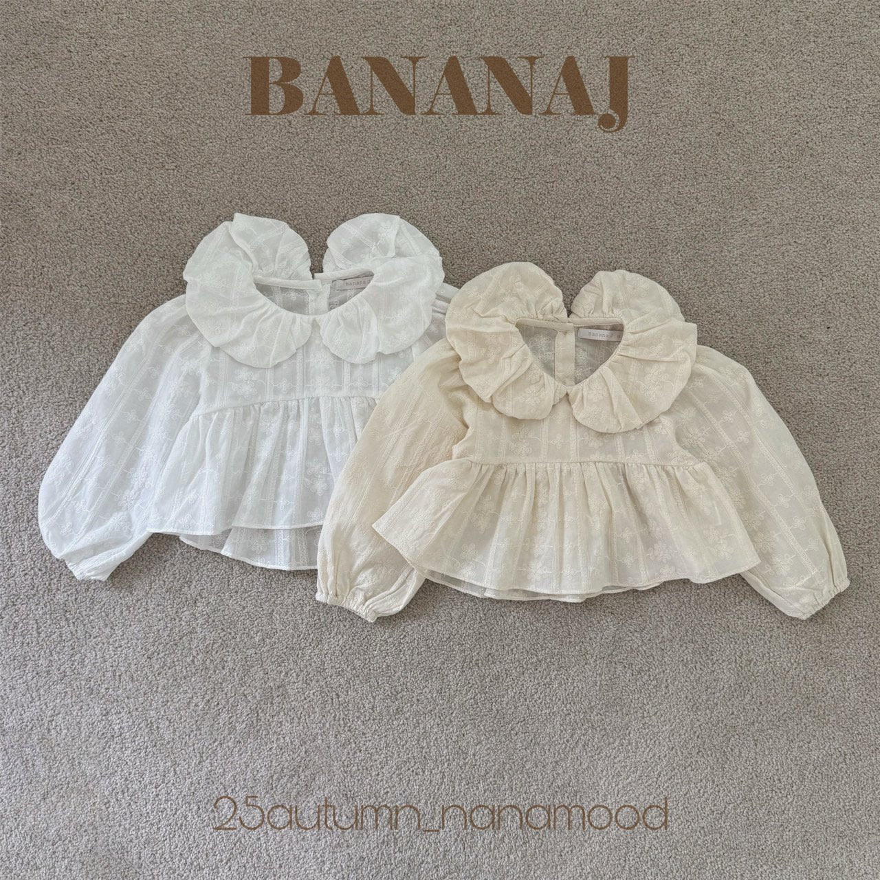 ［BANANAJ］Roman blouse