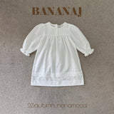 ［BANANAJ］Snow pin tuck one-piece