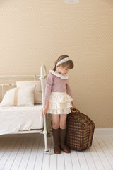 ［perrobebe］Hanna Tuck Frill Tee