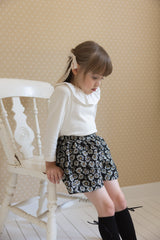 ［perrobebe］Hanna Tuck Frill Tee