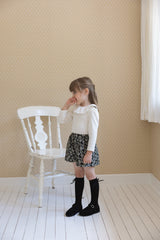 ［perrobebe］Hanna Tuck Frill Tee