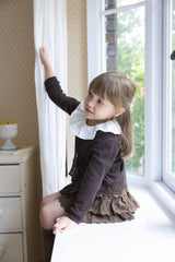 ［perrobebe］Hanna Tuck Frill Tee