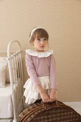 ［perrobebe］Hanna Tuck Frill Tee