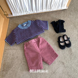 ［BELLOT］Mellow stripe knit
