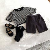 ［BELLOT］Mellow stripe knit