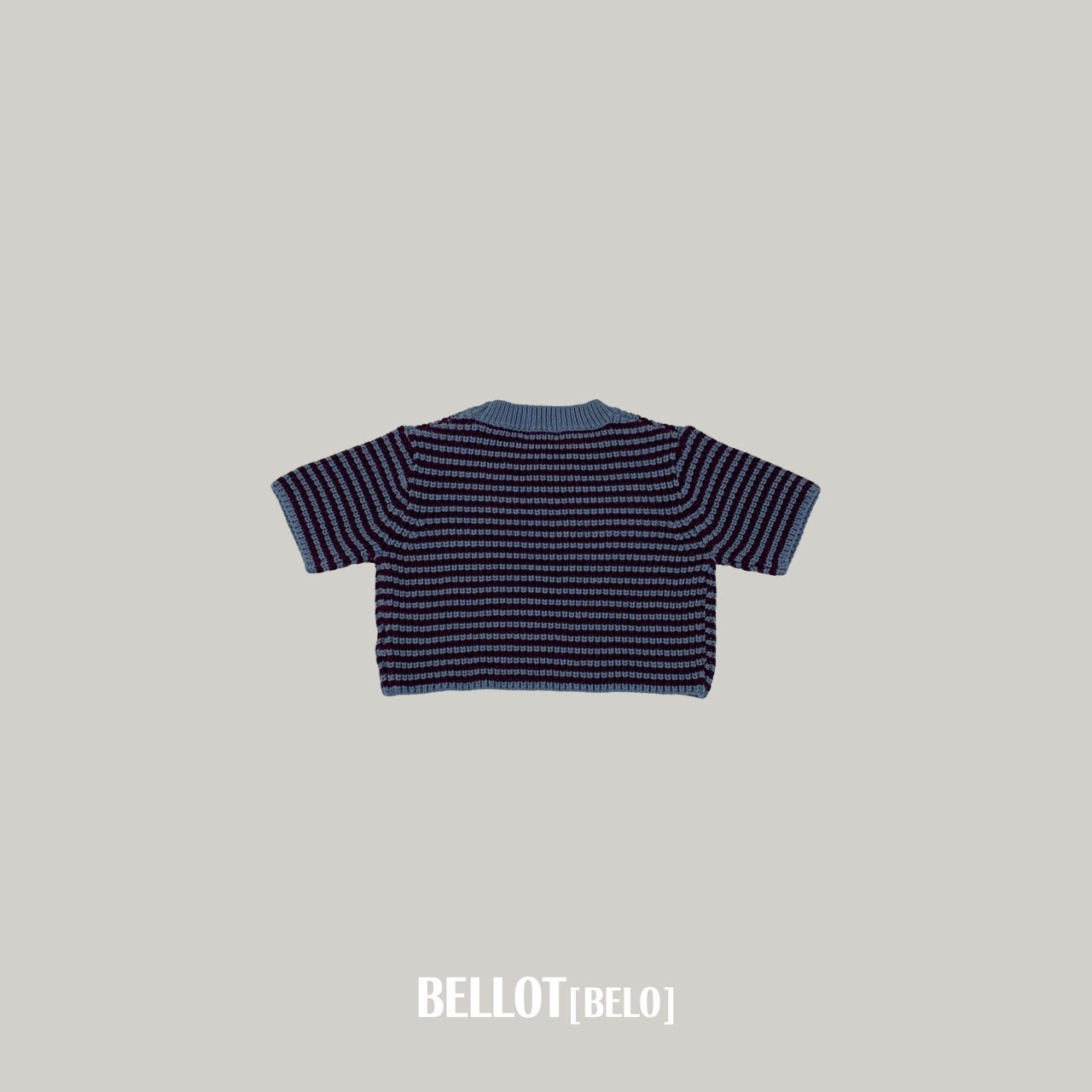 ［BELLOT］Mellow stripe knit