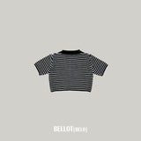 ［BELLOT］Mellow stripe knit
