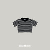 ［BELLOT］Mellow stripe knit