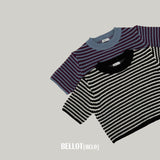 ［BELLOT］Mellow stripe knit