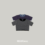 ［BELLOT］Mellow stripe knit
