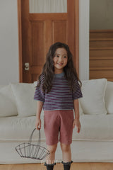 ［BELLOT］Mellow stripe knit