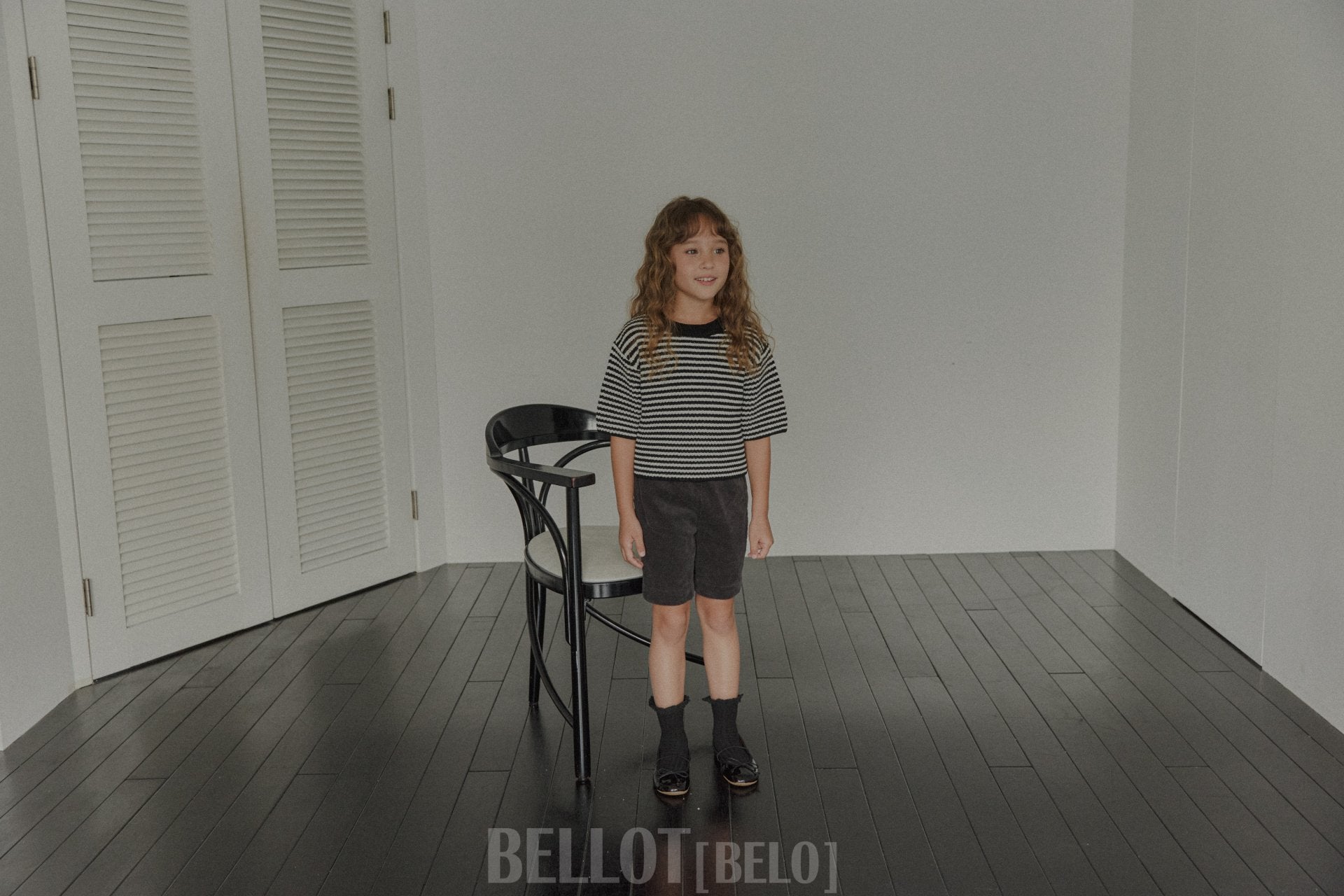［BELLOT］Mellow stripe knit