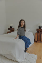 ［BELLOT］Mellow stripe knit
