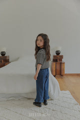 ［BELLOT］Mellow stripe knit
