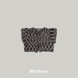 ［BELLOT］Popcorn knit vest