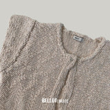 ［BELLOT］Popcorn knit vest
