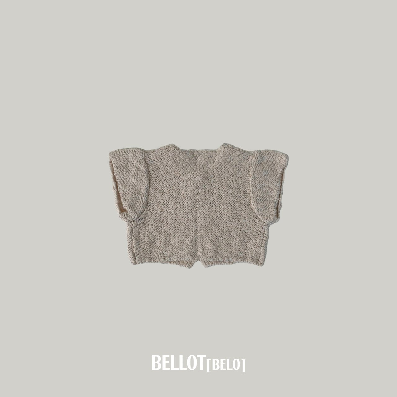 ［BELLOT］Popcorn knit vest