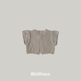 ［BELLOT］Popcorn knit vest