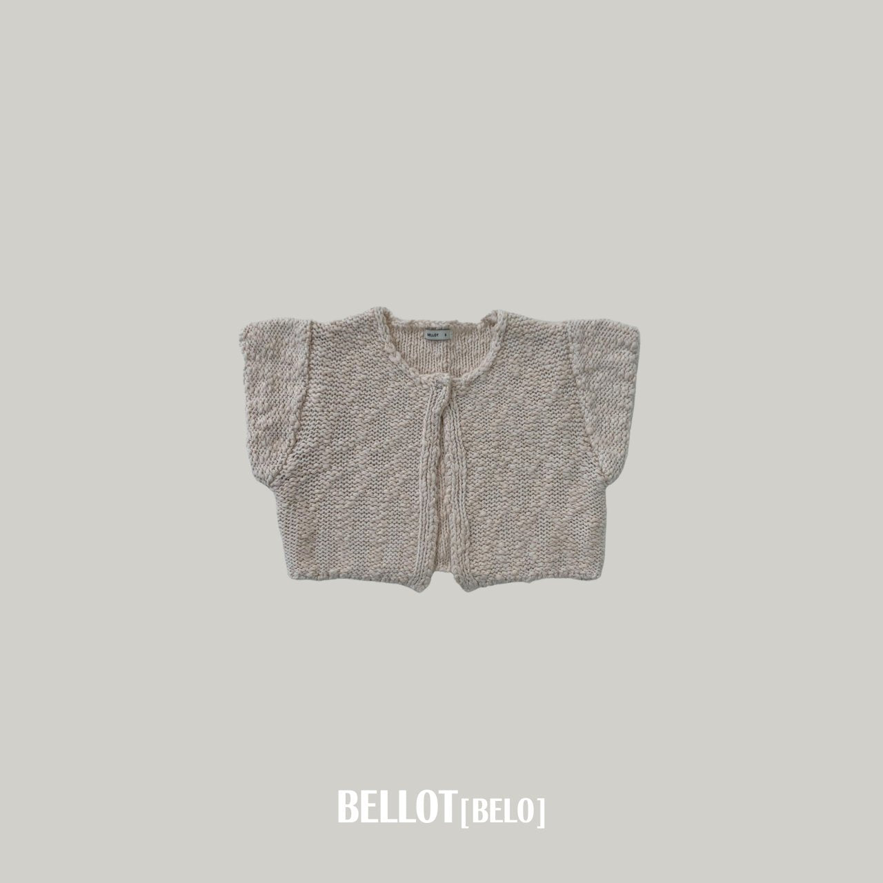 ［BELLOT］Popcorn knit vest