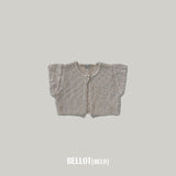 ［BELLOT］Popcorn knit vest