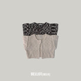 ［BELLOT］Popcorn knit vest