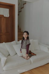 ［BELLOT］Popcorn knit vest