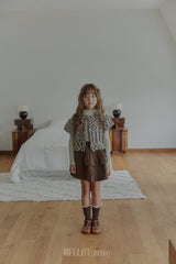 ［BELLOT］Popcorn knit vest