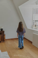 ［BELLOT］Frill denim pants