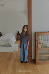 ［BELLOT］Frill denim pants