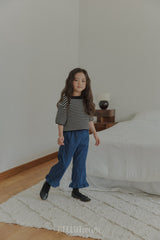 ［BELLOT］Frill denim pants
