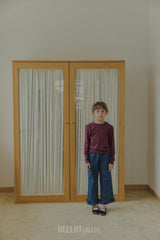 ［BELLOT］Frill denim pants