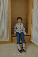 ［BELLOT］Frill denim pants