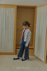 ［BELLOT］Frill denim pants
