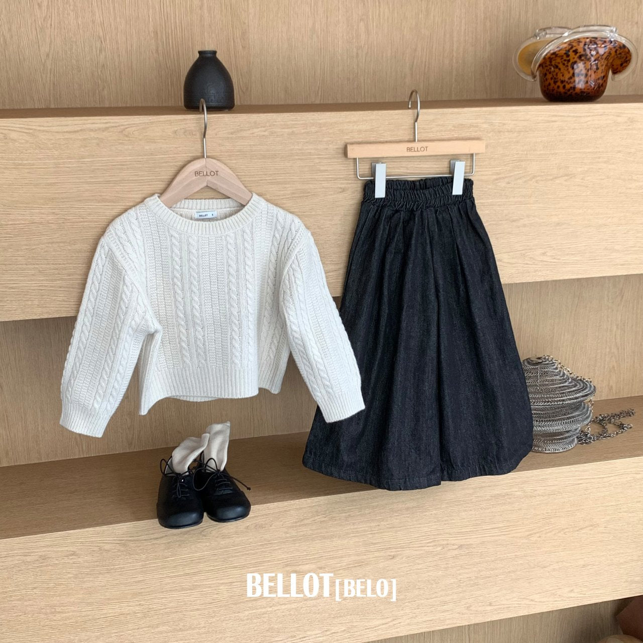 ［BELLOT］Slub denim pants