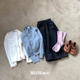 ［BELLOT］Slub denim pants