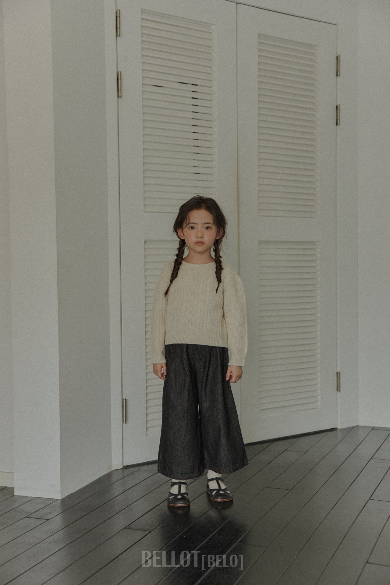 ［BELLOT］Slub denim pants