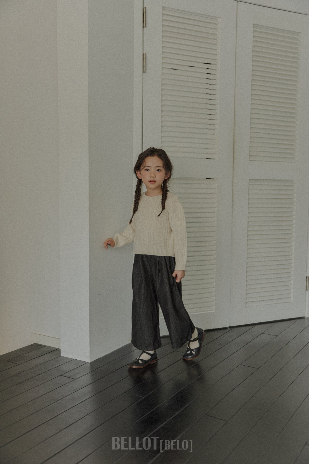 ［BELLOT］Slub denim pants