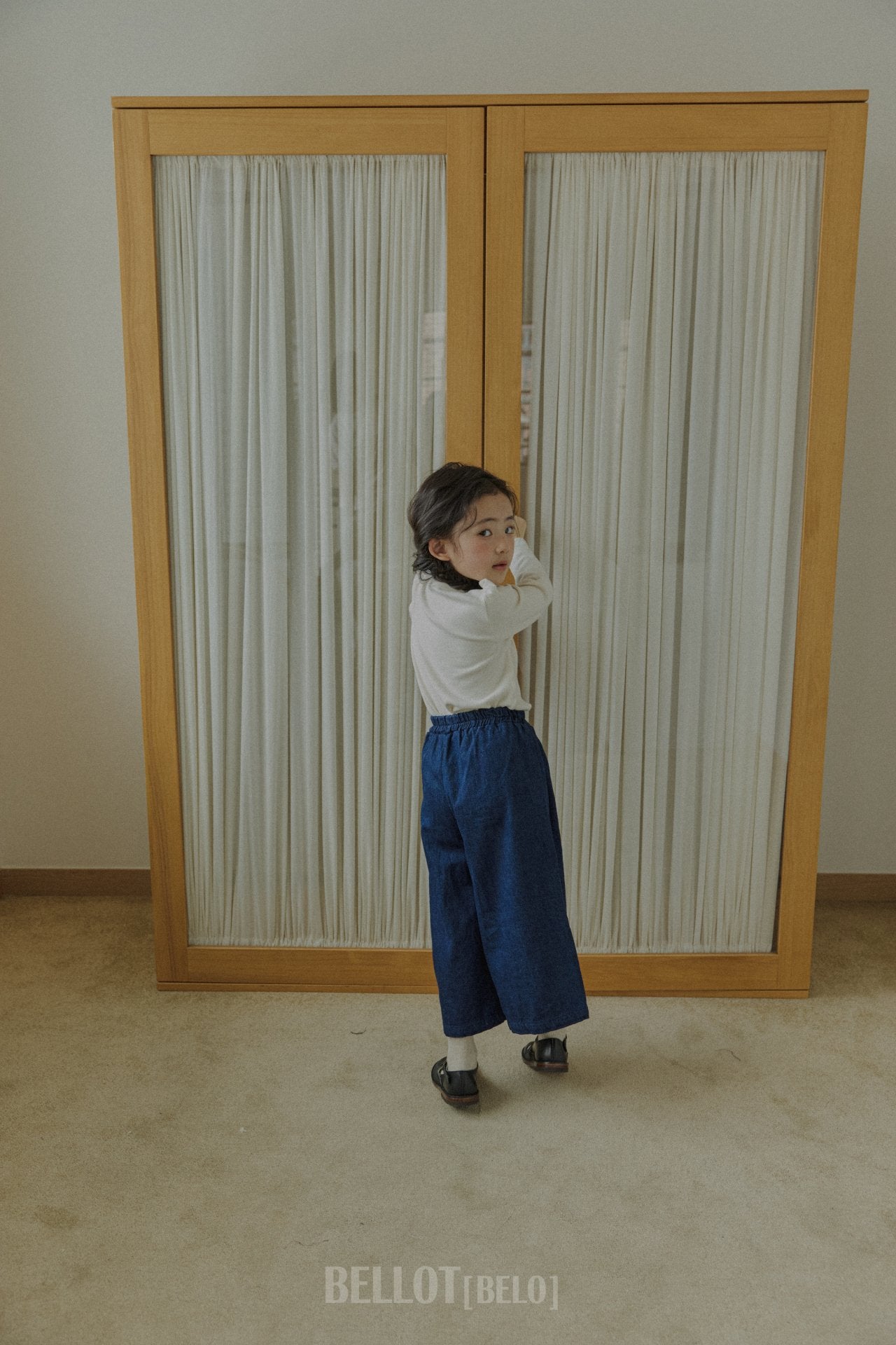 ［BELLOT］Slub denim pants