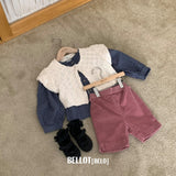 ［BELLOT］Milk check blouse
