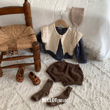 ［BELLOT］Milk check blouse