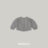 ［BELLOT］Milk check blouse