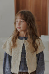 ［BELLOT］Milk check blouse