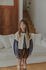 ［BELLOT］Milk check blouse