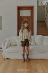 ［BELLOT］Milk check blouse