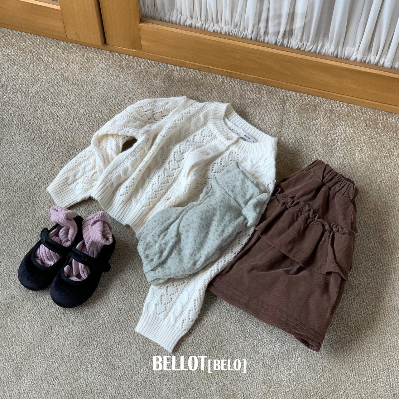 ［BELLOT］Jasmine halfneck tee