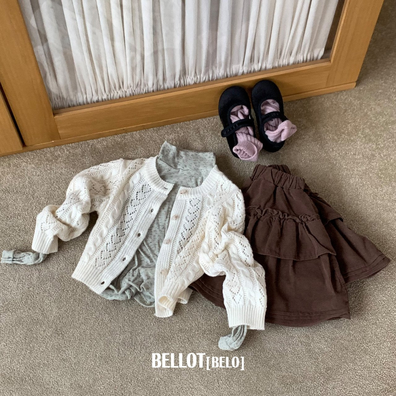 ［BELLOT］Jasmine halfneck tee