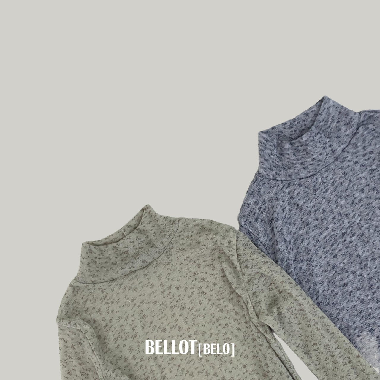 ［BELLOT］Jasmine halfneck tee