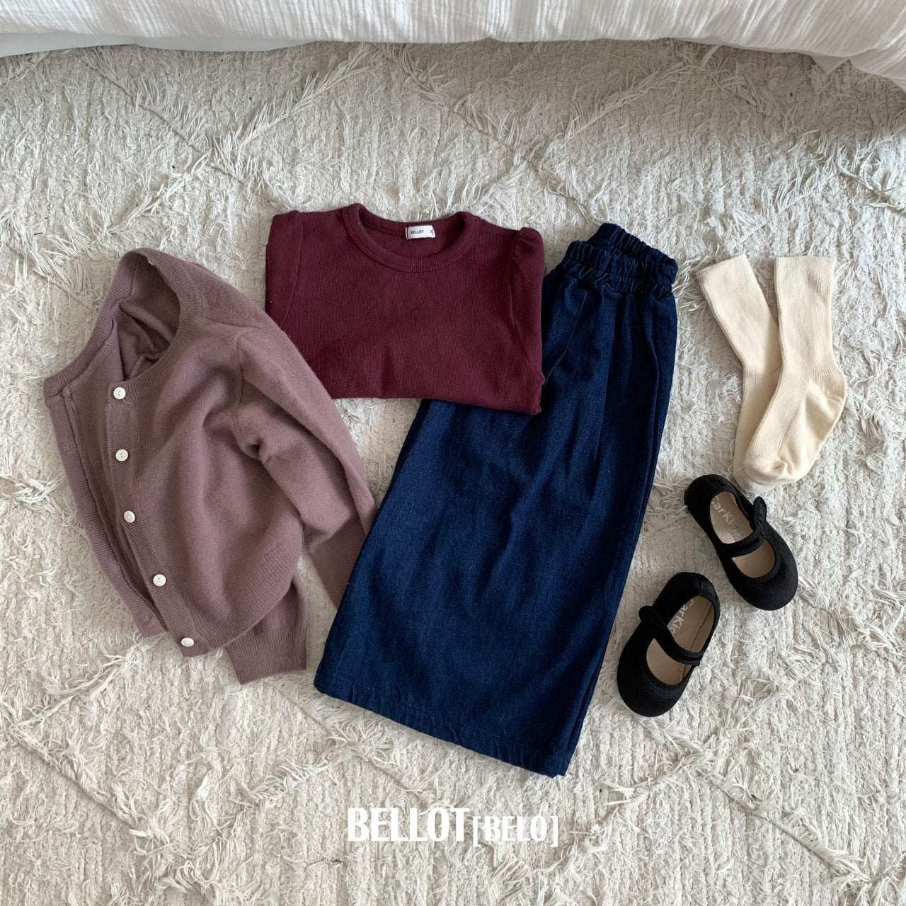 ［BELLOT］Ebony puff tee