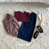 ［BELLOT］Ebony puff tee